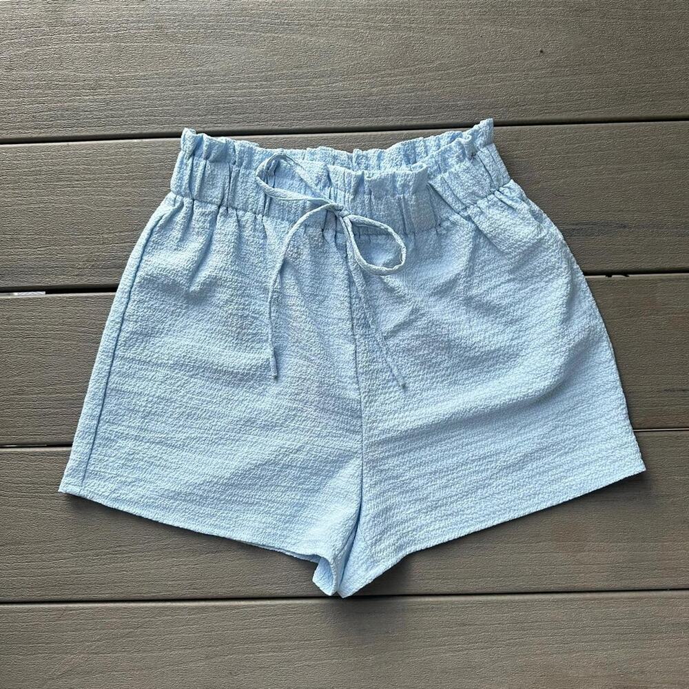 Blue shein shorts